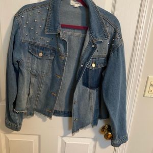 Embellished Jean jacket